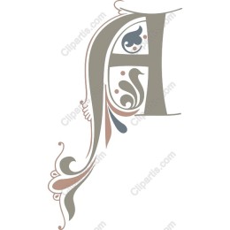 Elegant Floral Letter A