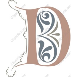 Elegant Ornate Letter D