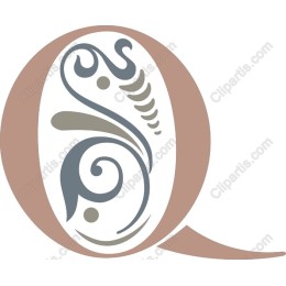 Elegant Letter Q