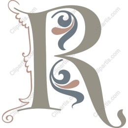 Elegant Decorative Letter R