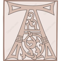 Intricate Letter A Decorative
