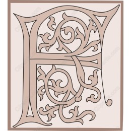 Floral Elegance: Letter F