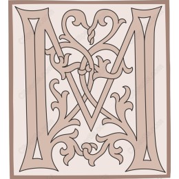 Ornate Letter M