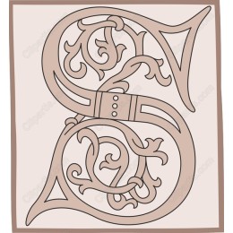 Vintage Ornate Letter