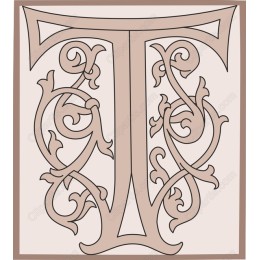 Ornate Letter T