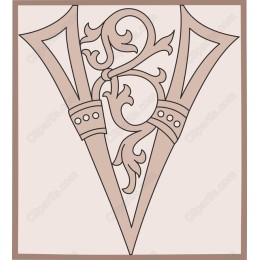 Ornamental Letter V
