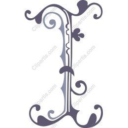 Ornamental Letter I - Elegant