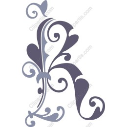 Elegant Floral Swirl