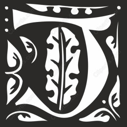Elegant Leaf Motif