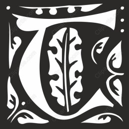 Floral Initial Letter