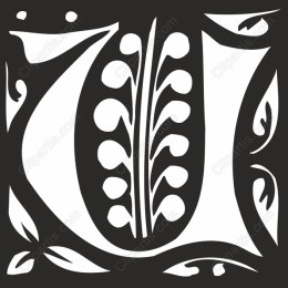 Elegant Floral U