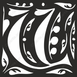 Ornate Floral Letterform