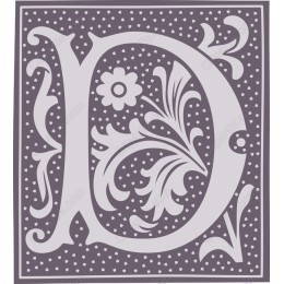 Elegant Decorative Letter D