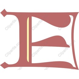 Ornate Letter E