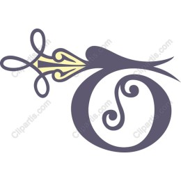 Elegant Letter O