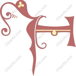 Ornate Letter F