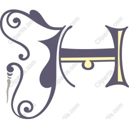 Elegant Monogram H