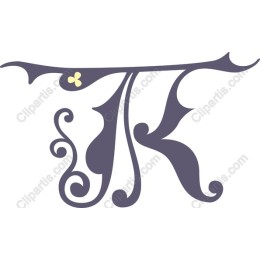 Artistic Letter K