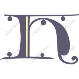 Ornate Letter N