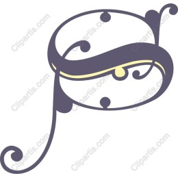 Elegant Monogram Style Letter P
