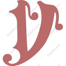 Elegant Letter V