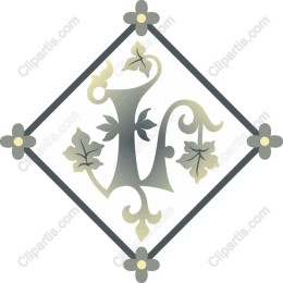 Elegant Floral Letter F