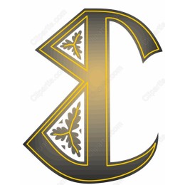 Elegant Ornate Letter E