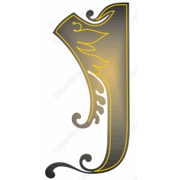 Ornate Letter J
