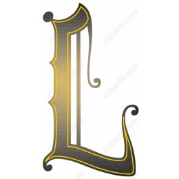 Ornate Vintage Letter 'L'