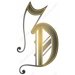 Elegant Ornate Letter D