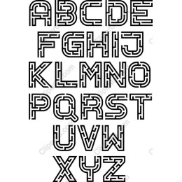 Maze Alphabet Set