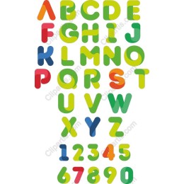 Vibrant Alphabet & Numbers for Kids