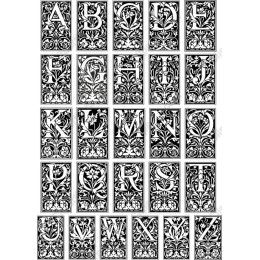 Floral Monogram Alphabet Pack