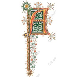 Decorative Letter 'F'