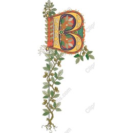 Ornate Letter B