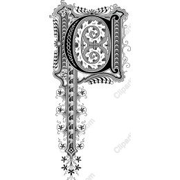 Intricate Letter G Vintage