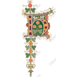 Ornate Initial Letter B