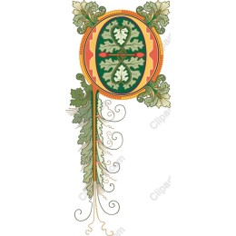 Ornate Leaf and Floral
