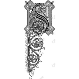 Elegant Ornamental Letter