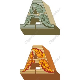 Ornate Letter A