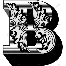 Ornate Letter B