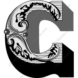 Ornate Letter C