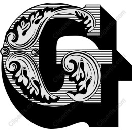 Ornate Decorative Letter G