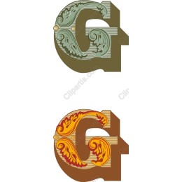Ornate Vintage Letter G