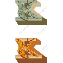 Ornamental Letter K