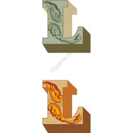 Ornate Letter 'L'