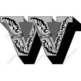 Ornate W Monogram