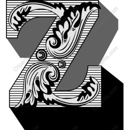 Ornate Letter Z