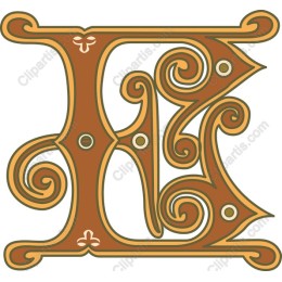 Ornamental Letter E