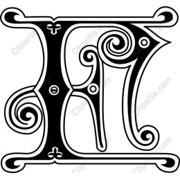 Decorative Letter E
